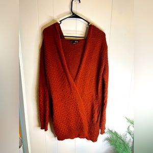 Rust cardigan